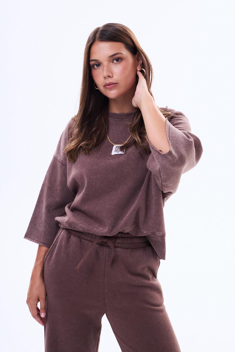 Buzo de felpa Guatape - Marron 