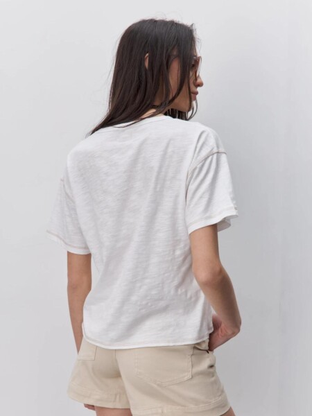 T-SHIRT D.CASSIN HARRY M.C ESC.V BLANCO