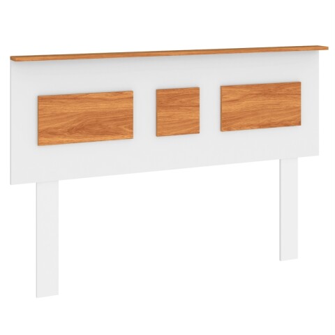 Respaldo de Cama Nordik – MDP Premium con Apliques (160 cm) - Blanco / Cinamomo Respaldo de Cama Nordik – MDP Premium con Apliques (160 cm) - Blanco / Cinamomo
