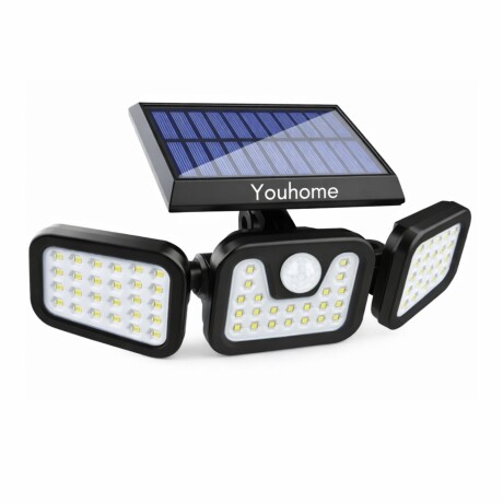 Foco Solar Led Exterior Sensor Movimiento 3 Modos Youhome Foco Solar Led Exterior Sensor Movimiento 3 Modos Youhome