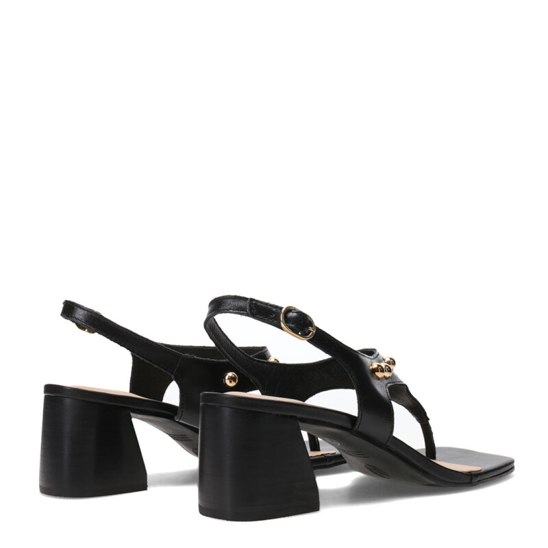 Sandalias de Mujer Bottero Taco Medio Negro