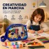 Set de Arte Infantil con Bolso 57 Piezas para Pintar y Dibujar Azul