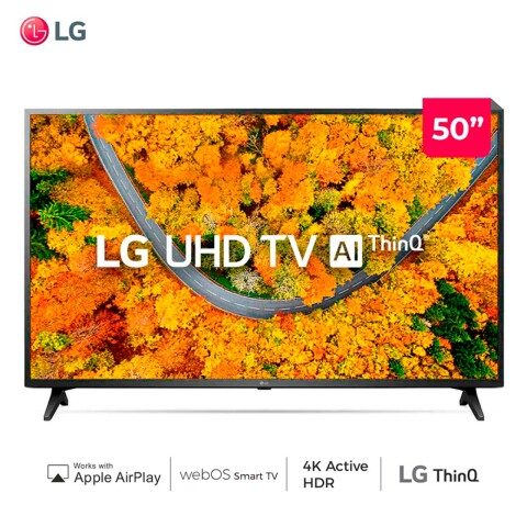 Tv LG UHD 4K 50" AI 50UR7800PSB Smart TV Unica