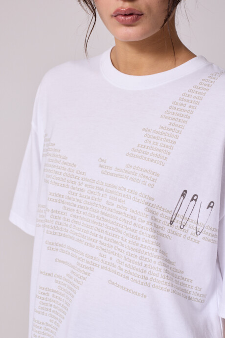 T-SHIRT CAFIL DIXIE Blanco