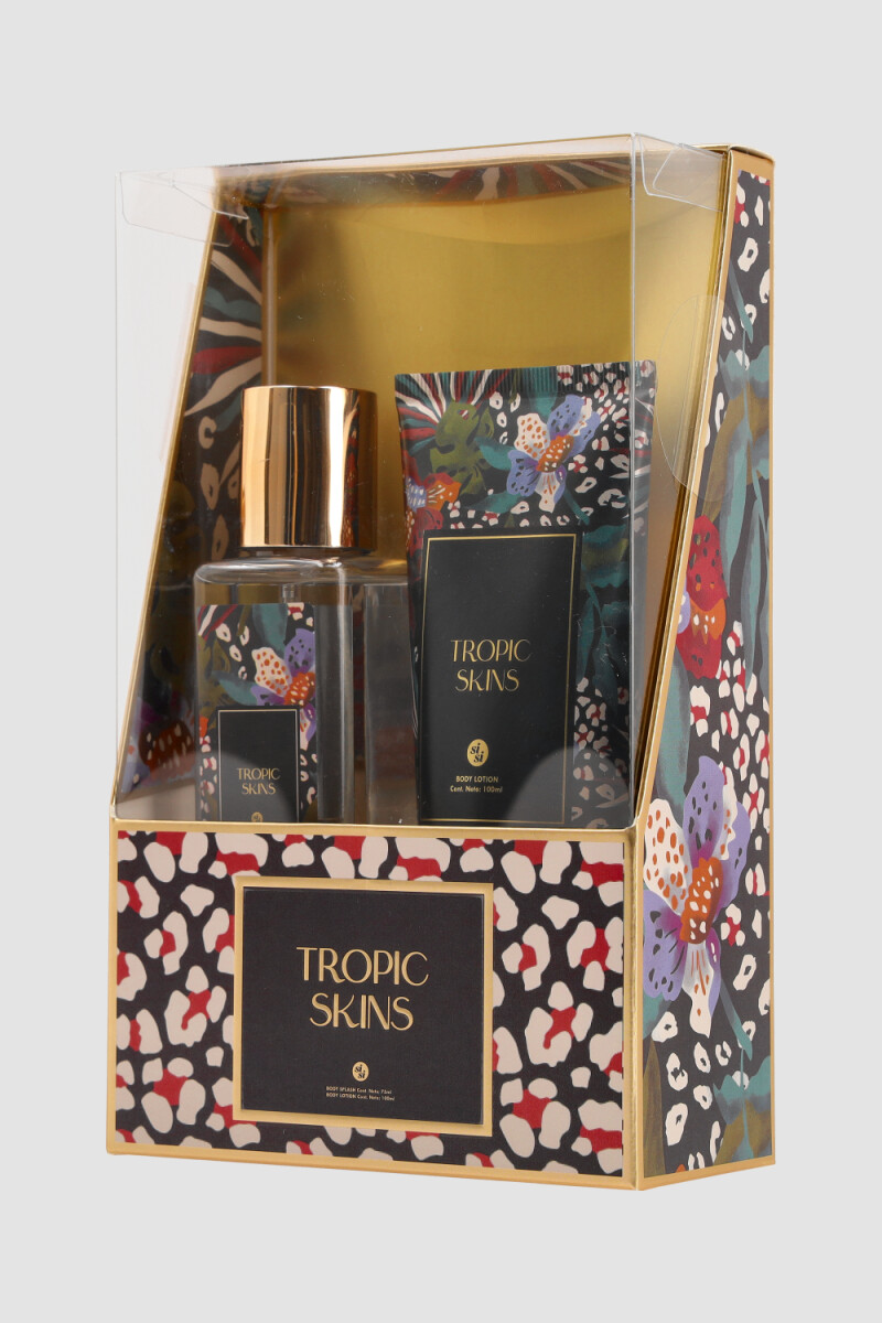 Pack regalable tropical skinss 75ml fragrance mist + 100ml body lotion Tropic skins