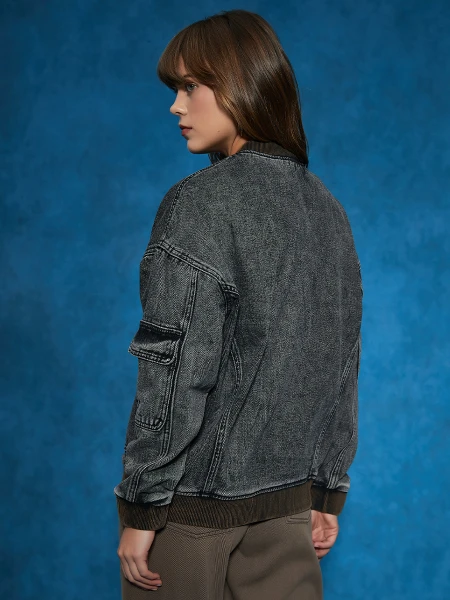 CAMPERA NOUR GRIS OSCURO