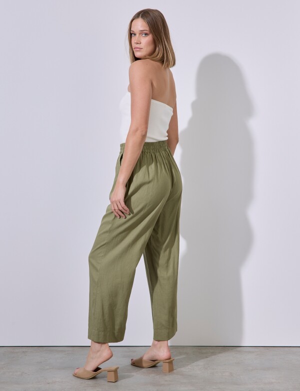 Pantalon Lino OLIVA