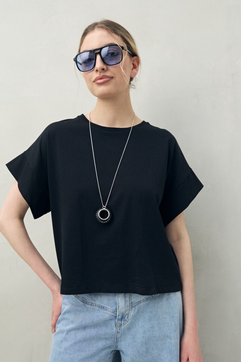REMERA EXTAL Negro
