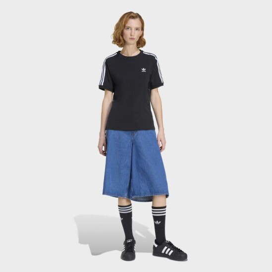 Short Adidas Firebird Denim Azul