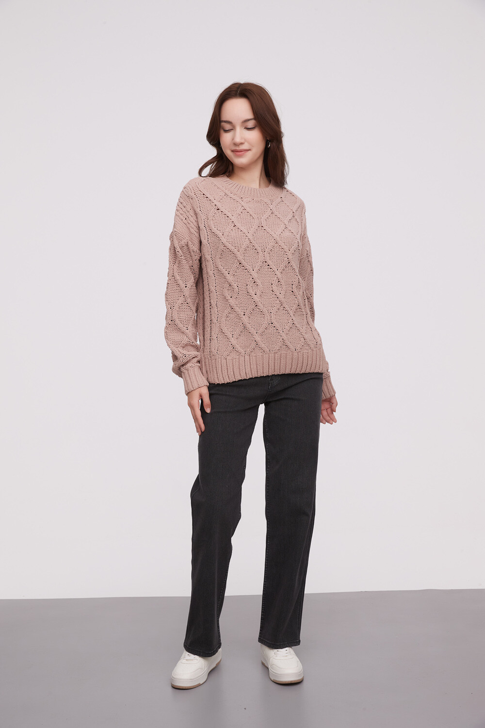 Sweater Loanina Beige Oscuro