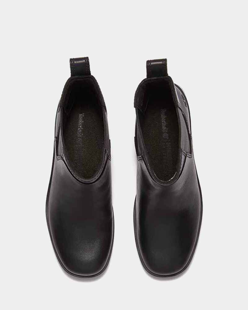 Botas Chelsea Bellevaux Mid Mujer Black Full Grain