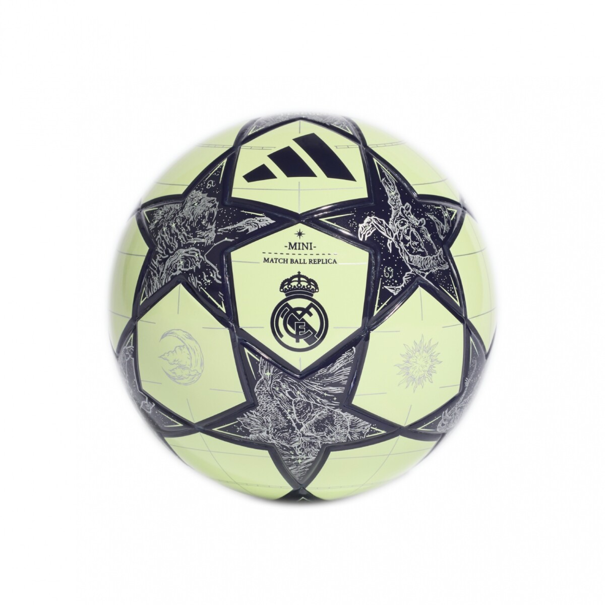 Mini Pelota adidas UCL Real Madrid - Lime & Black 
