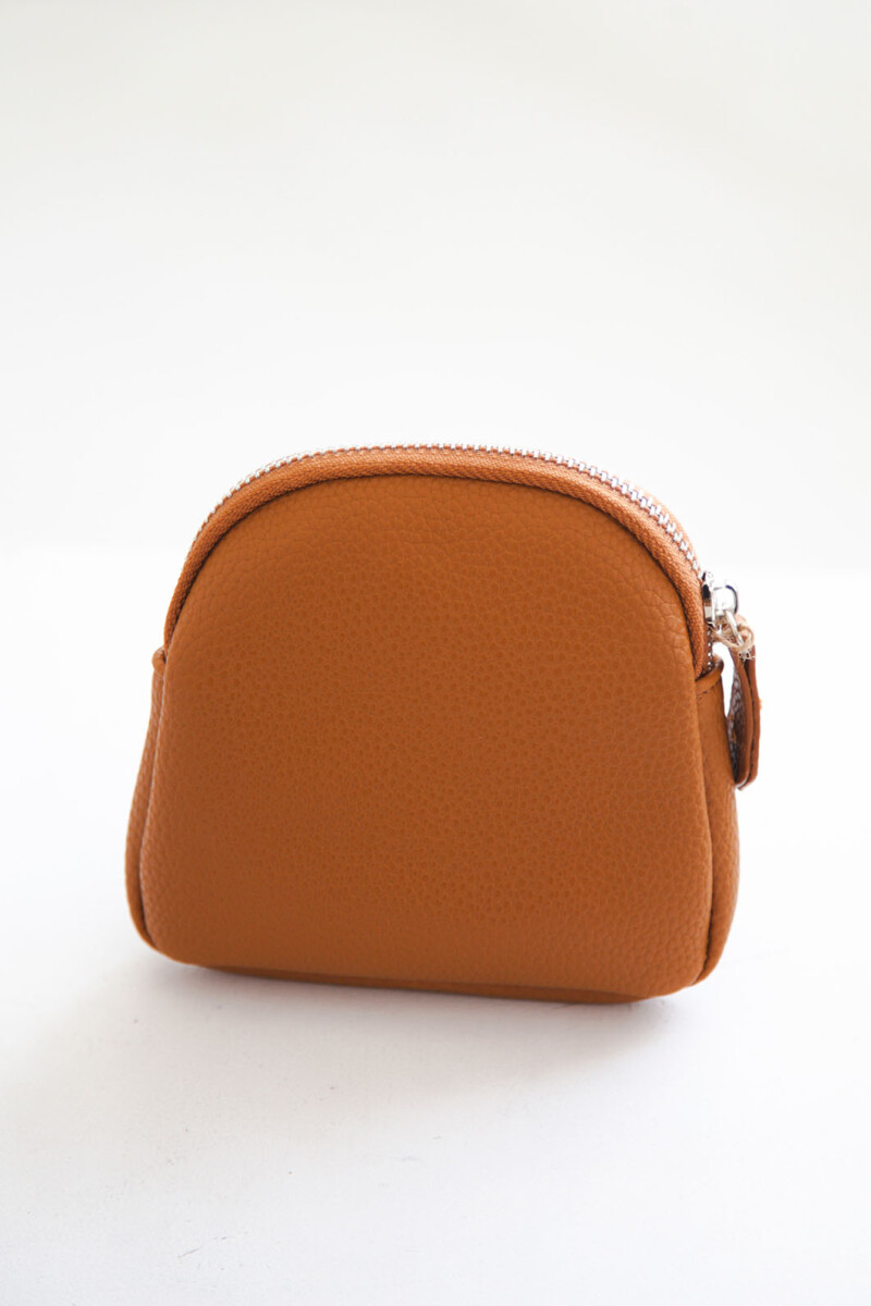 MONEDERO ZIPPER CAMEL