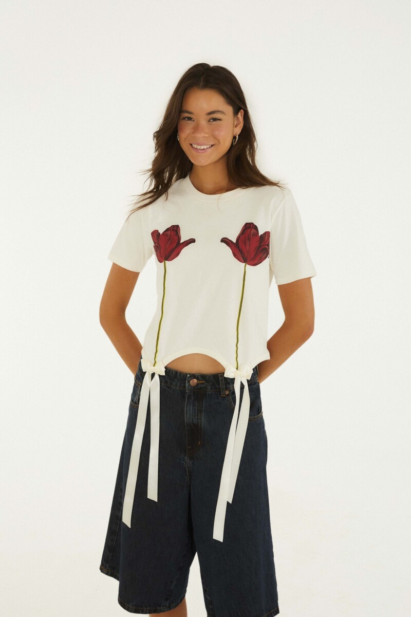 REMERA LAZOS Crudo