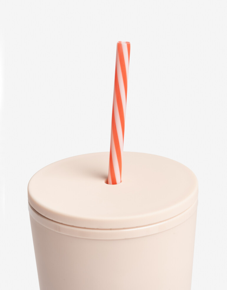 Artículos cocina Vasos Vaso Plástico Largo - Rosa Polvo
