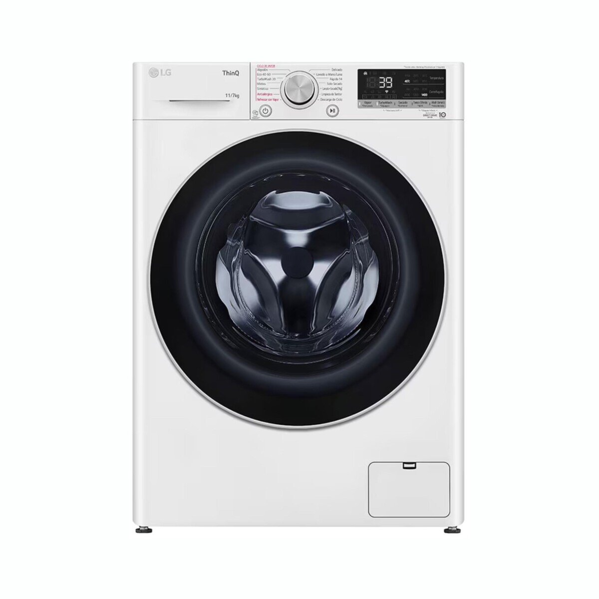 Lavasecarropas LG WD11WVC3S6 11/7 Kg 14 Programas De Lavado - Blanco 