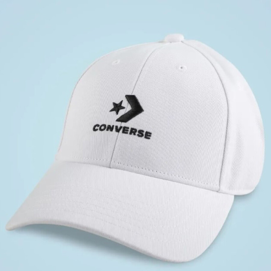 Gorro Converse - All Star Lock Up Blanco - Negro