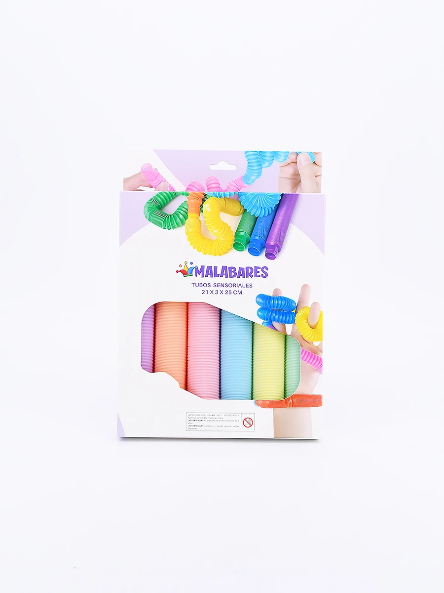 TUBOS SENSORIALES - MULTICOLOR 