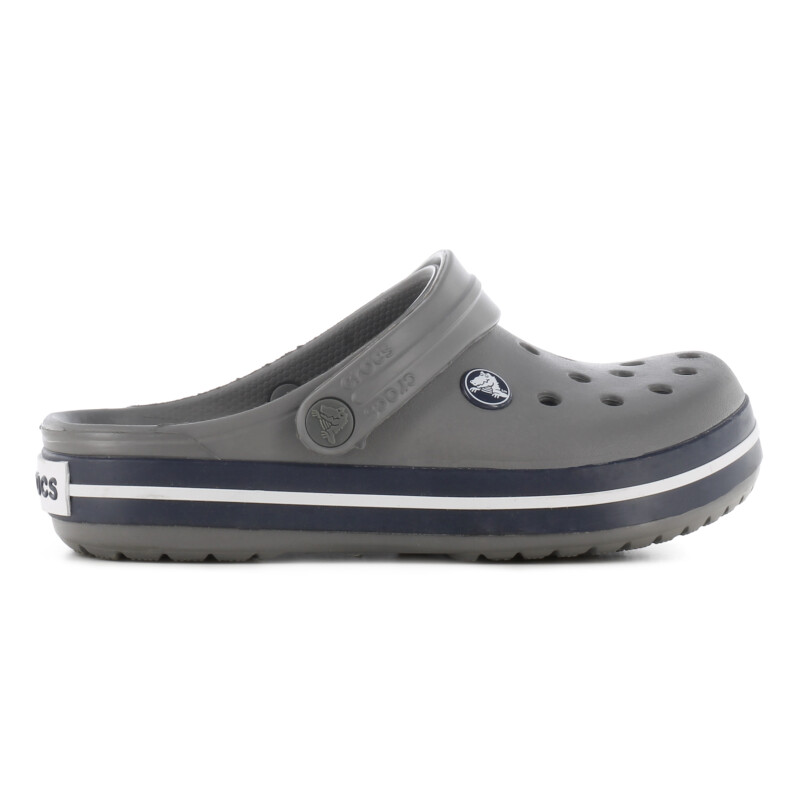 Zueco de Niños Crocs Crocband Clog Gris Humo - Azul Marino