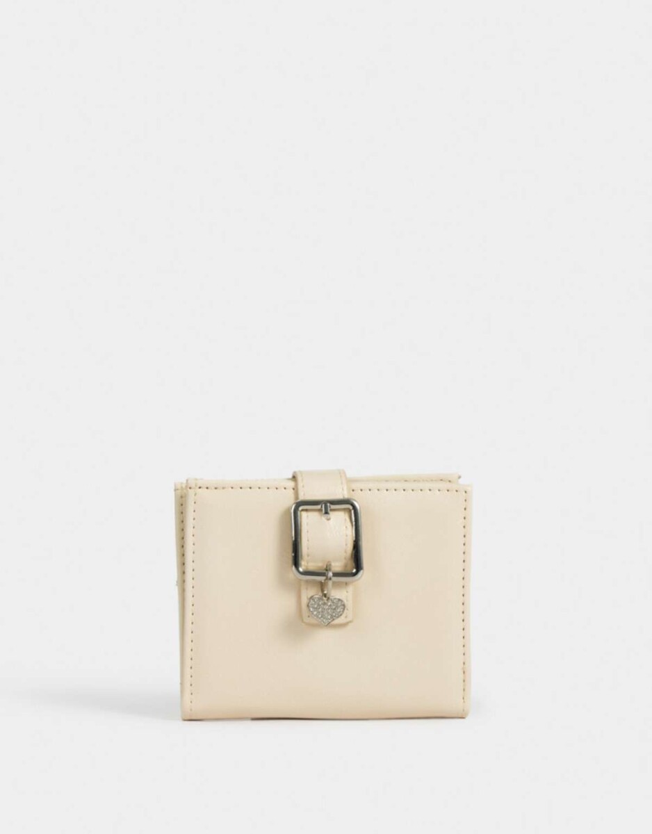 Billetera Snap Negro - Blanco Crudo 