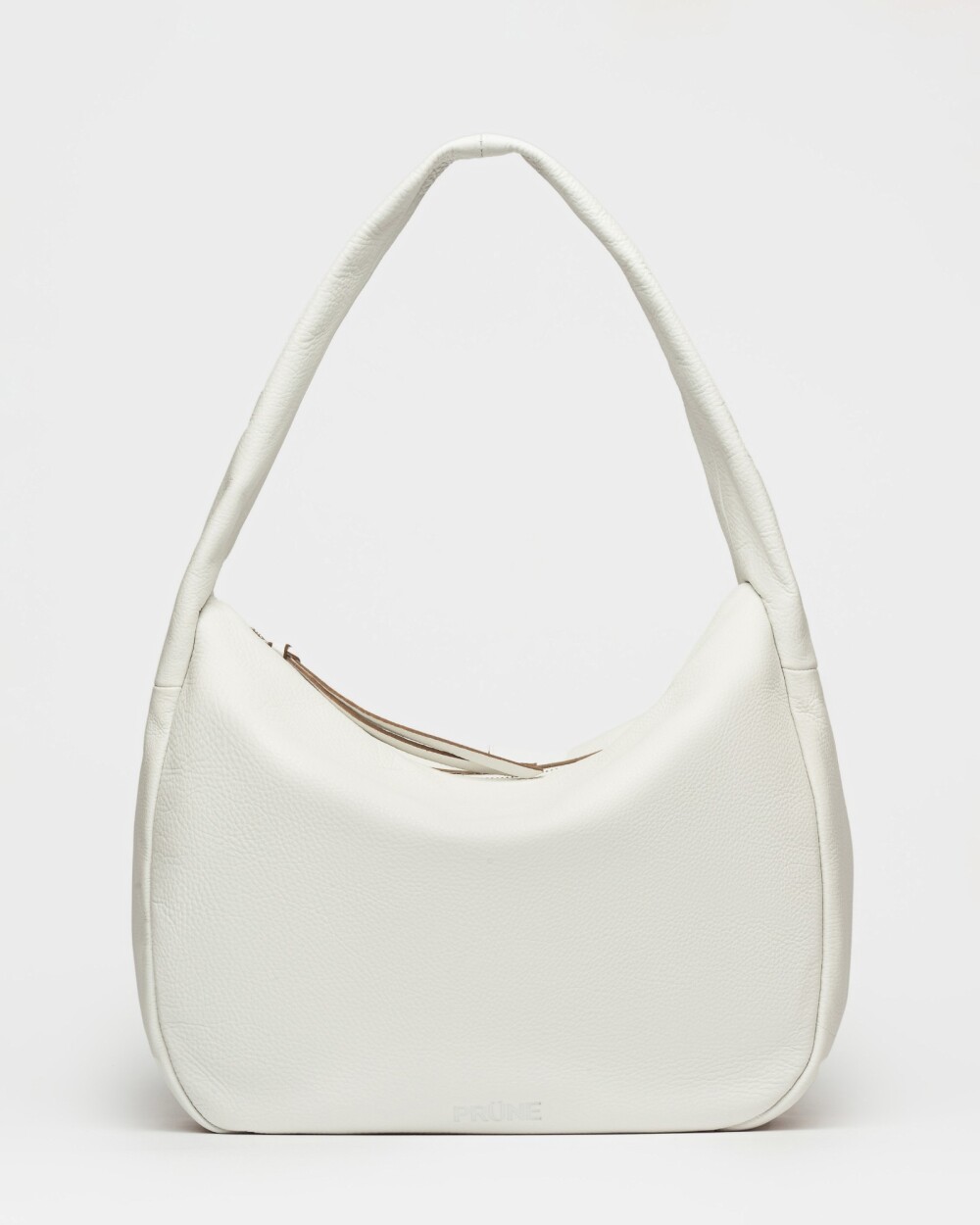 Bolso Nicky en cuero graneado Blanco