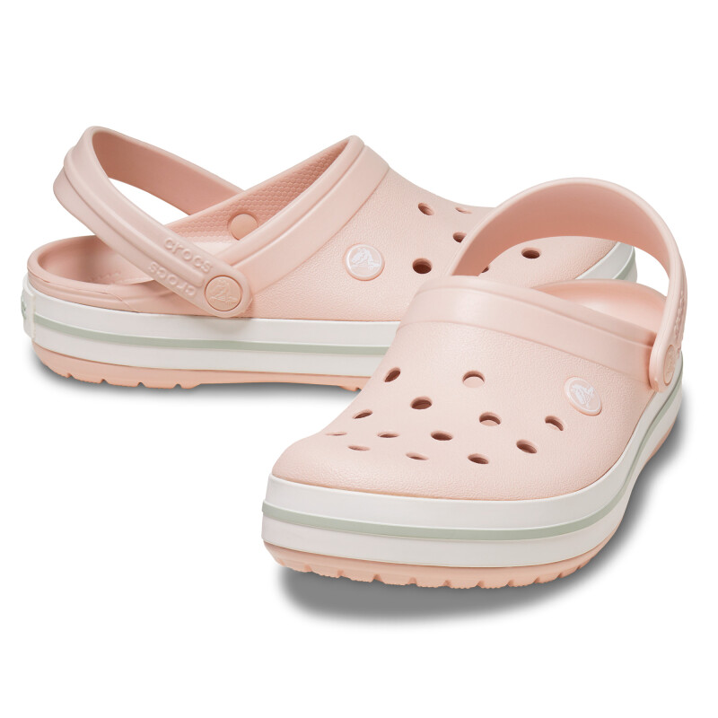 Zueco de Mujer Crocs Band c/tira Atras Cuarzo