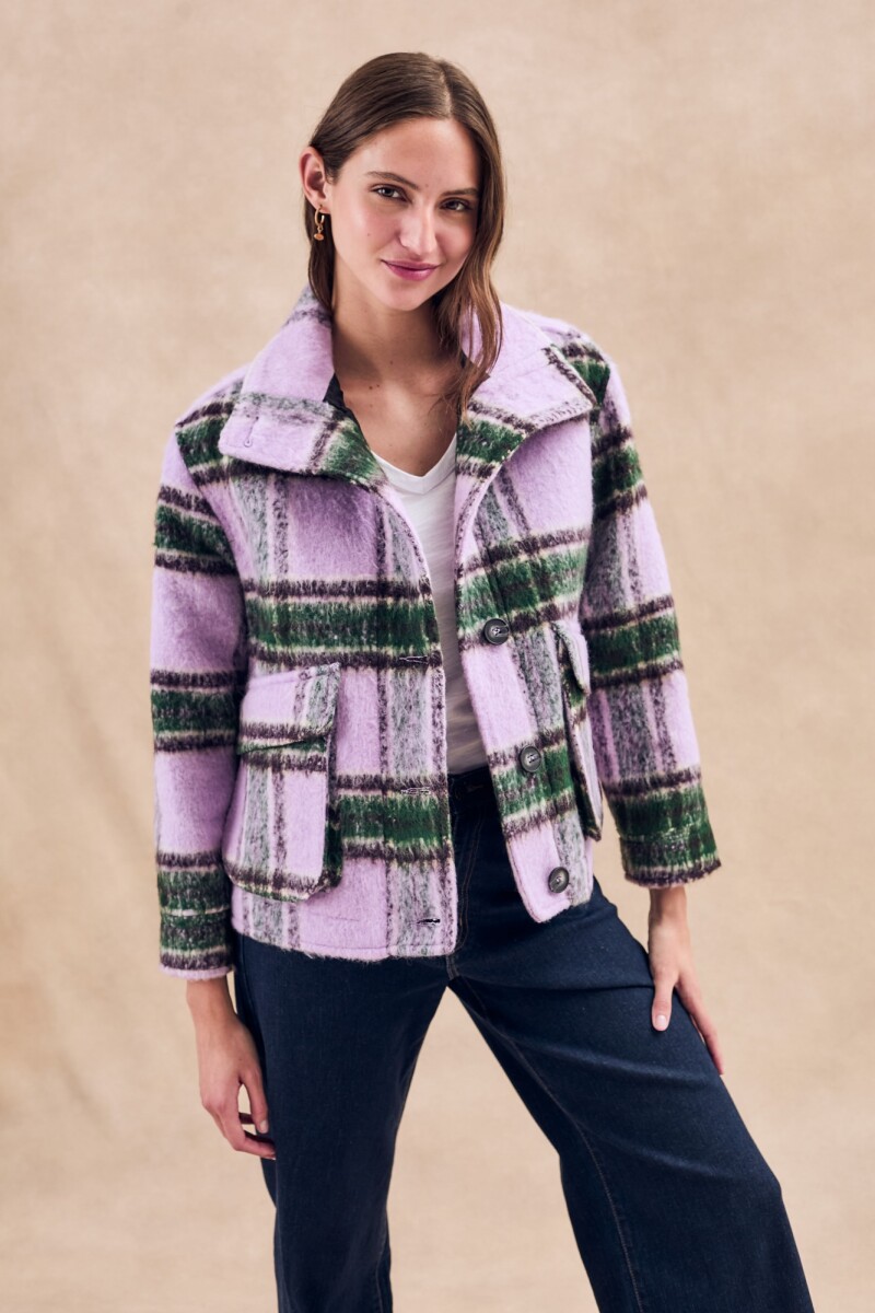 Tapado Cuadros Lana Multi