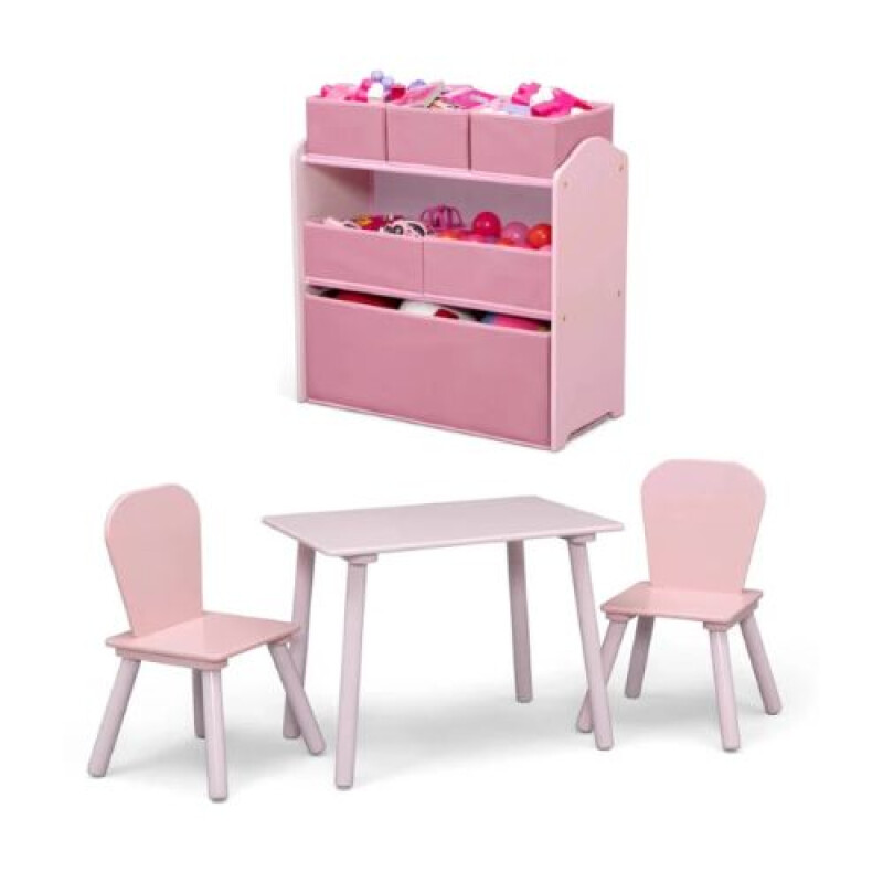 Set de Mesa y Organizador - Rosado Set De Mesa Y Organizador - Rosado