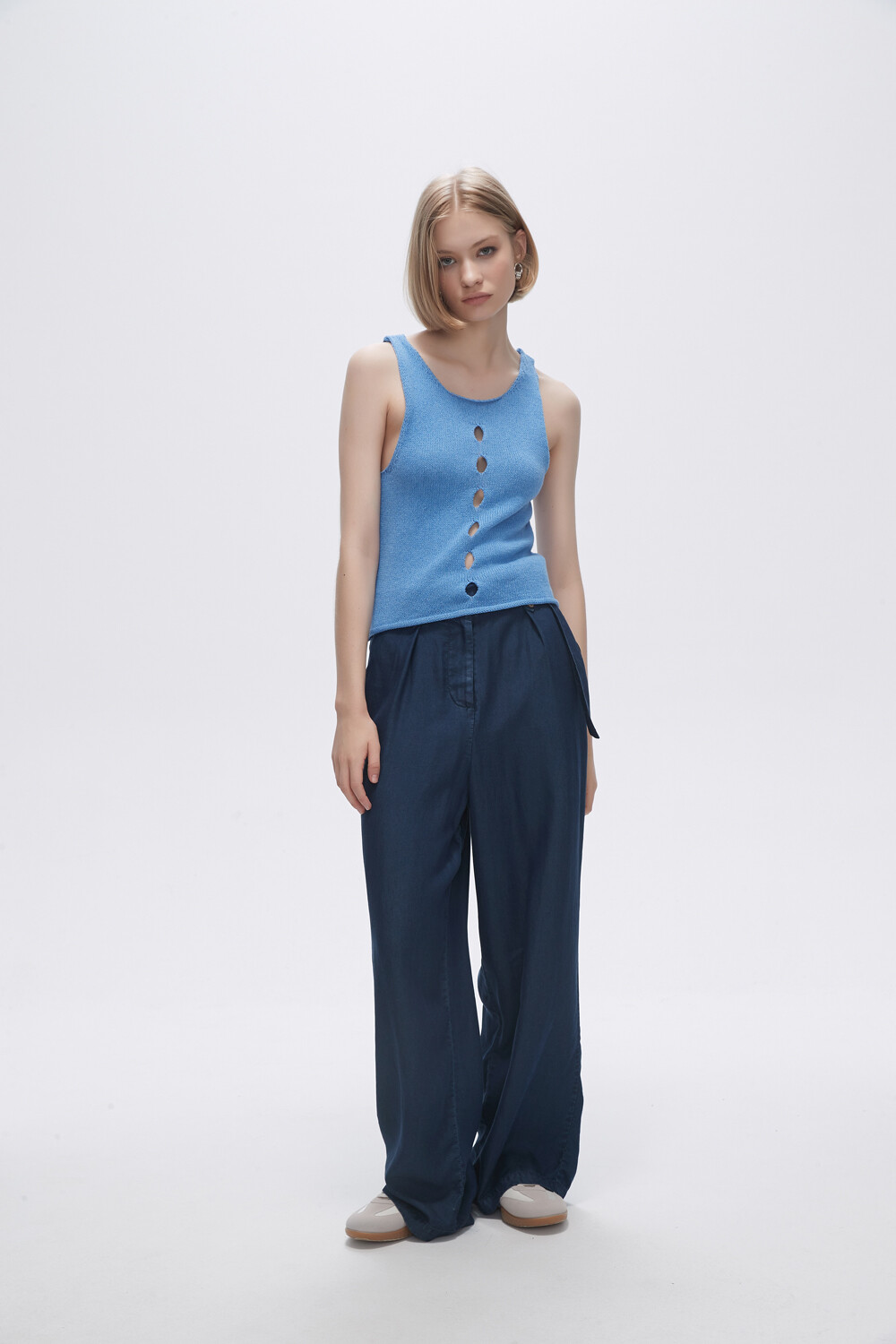 Musculosa Frutila Azul Melange