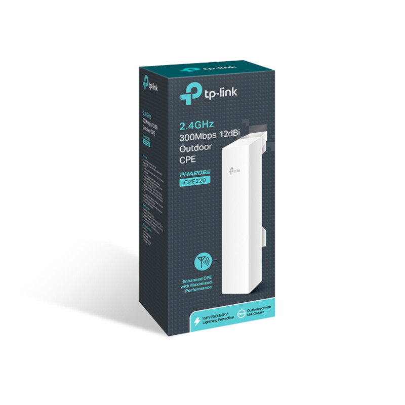 Access Point Extensor Selak Tp-Link Cpe220 Outdoor Exterior Access Point Extensor Selak Tp-Link Cpe220 Outdoor Exterior