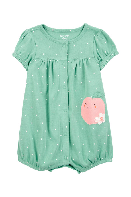 Monito bombachudo de algodón, estampa durazno Monito bombachudo de algodón, estampa durazno