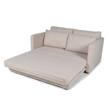 Sofá Cama Niki - Tela Microfibra 9901 (Soft Beige)