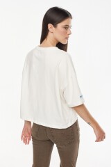 Remera Sunny Bordado Azul