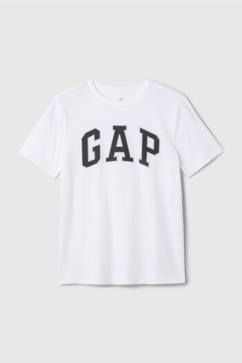 Remera Logo Gap Niño New Off White Opt1