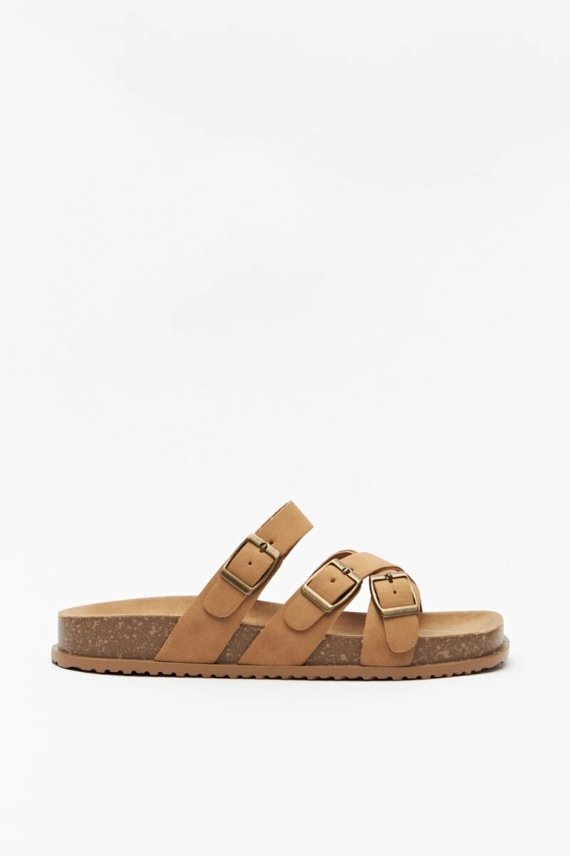 SANDALIA PADDOCK NATIS - WHISKY 