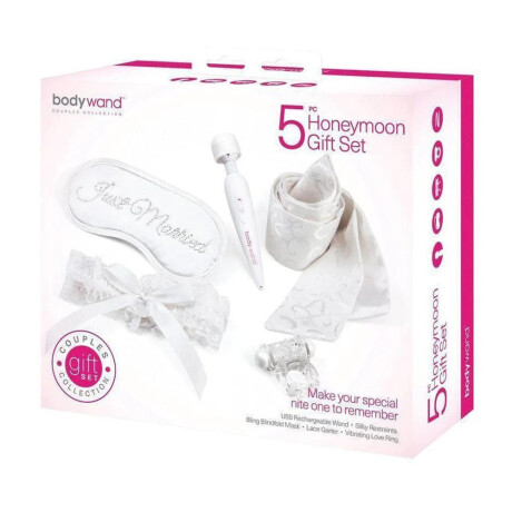 Kit Sensual Honeymoon Bodywand: 5 Formas de Placer Kit Sensual Honeymoon Bodywand: 5 Formas de Placer