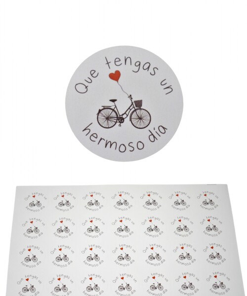 Stickers feliz dia plancha DISEÑO 3