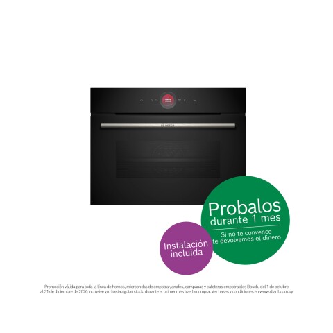 Horno de empotrar Compacto Bosch CBG7341B1 Horno de empotrar Compacto Bosch CBG7341B1