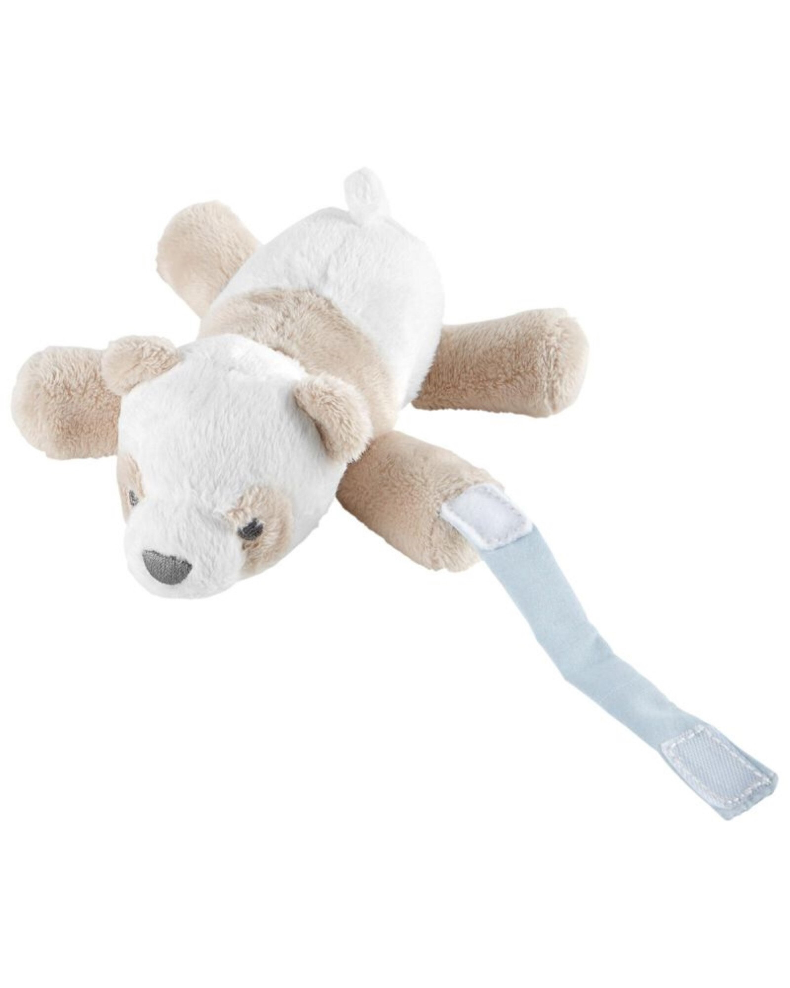Sonajero con lazo, diseño panda Sonajero con lazo, diseño panda