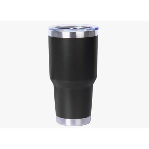 Vaso Térmico Grande 900ml Inox Doble Pared Tapa Hermética Variante Color Negro