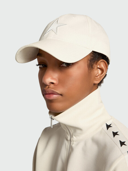 GOLDEN GOOSE - Gorra de beisbil estrella Blanco