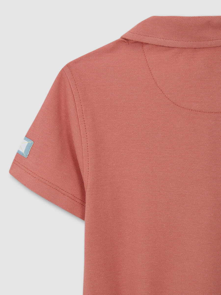 Polo Logo Coral