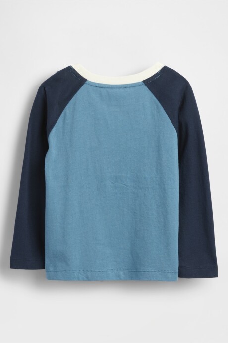 Remera Logo Gap Toddler Niño Cornflower829