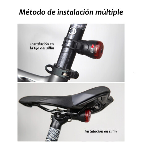 Thinkrider Luz Led Trasera Inteligente para Bicicleta con Sensor de Freno. Resistente al Agua IPX6. 001