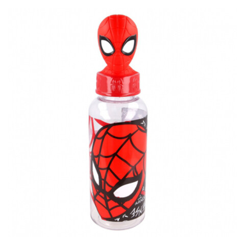 Botella con Tapa 3D 560 ml Spiderman