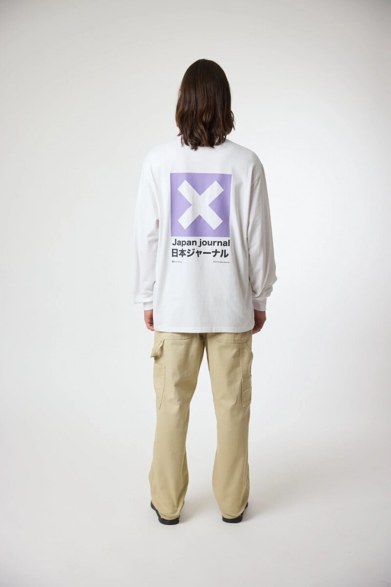 JOURNAL LS TEE Blanco