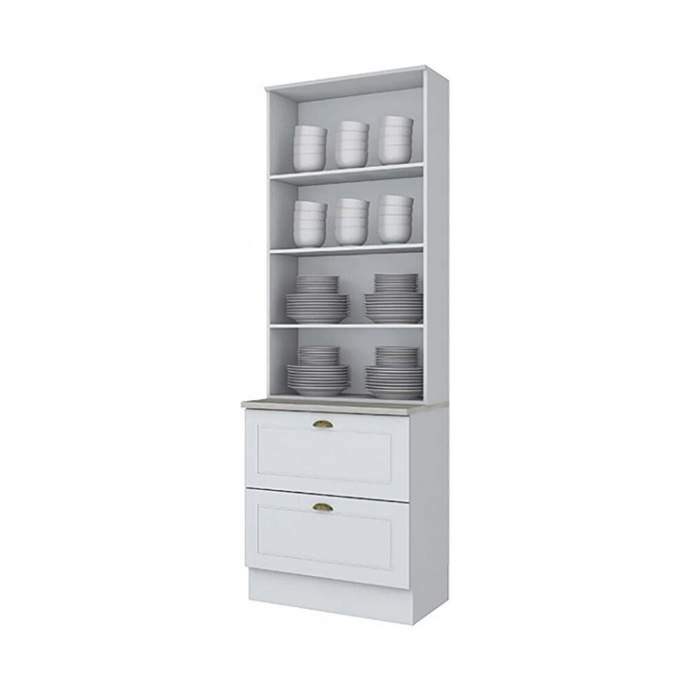 ARMARIO DE COCINA 72 CM MDF BLANCO AMERICANA