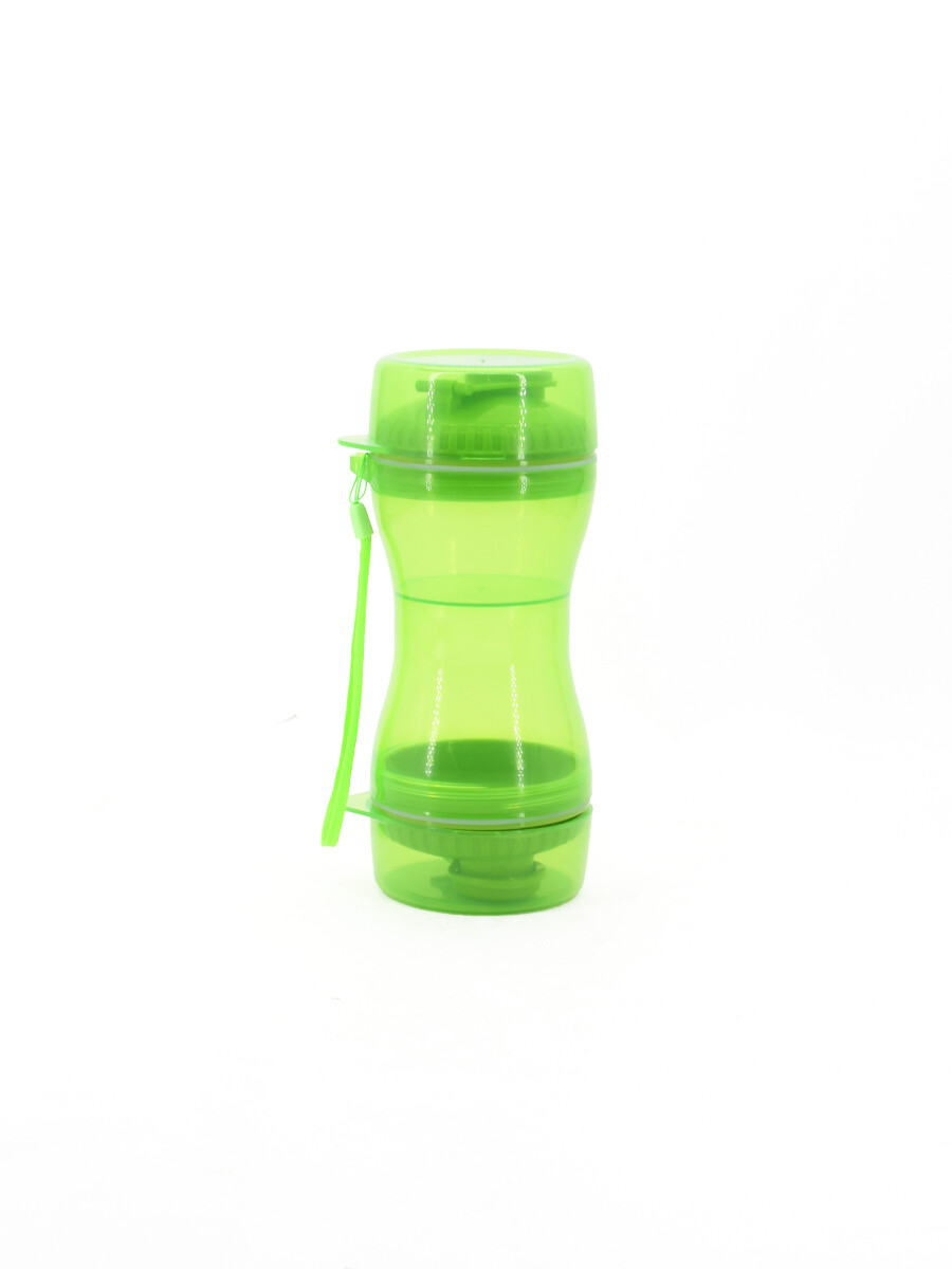 DISPENSER 2 EN 1 AGUA Y COMIDA - VERDE 