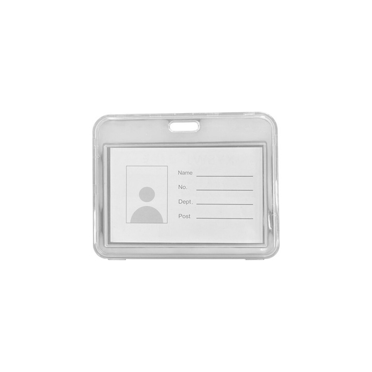 Tarjetero horizontal de plastico 