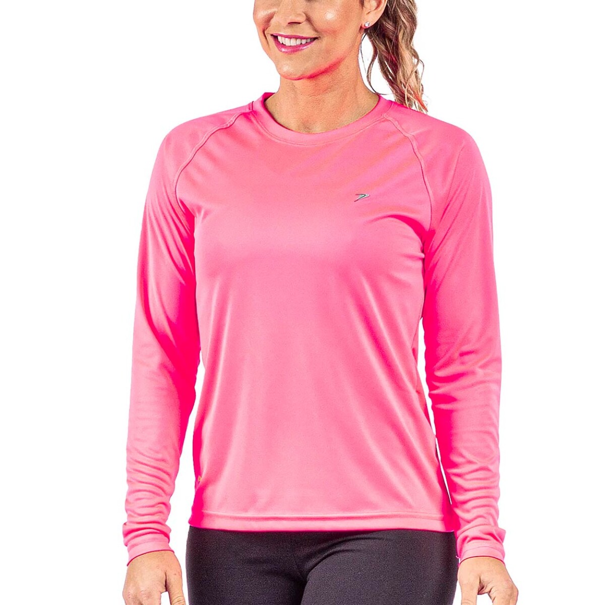 Remera Mujer Proteccion Uv50+ Poker - Rosado 